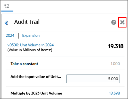 Close Audit Trail Dialog